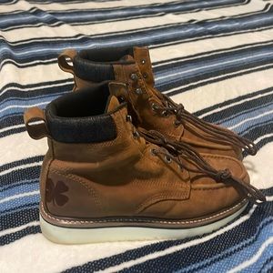 Lucky brand with wolverine boots collaboration boots worn once